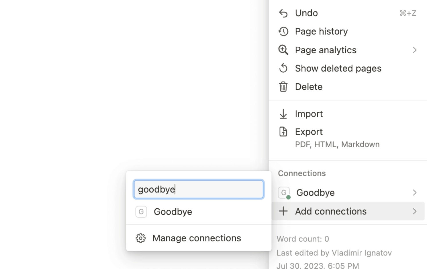 Подключиться к интеграции Anytype
